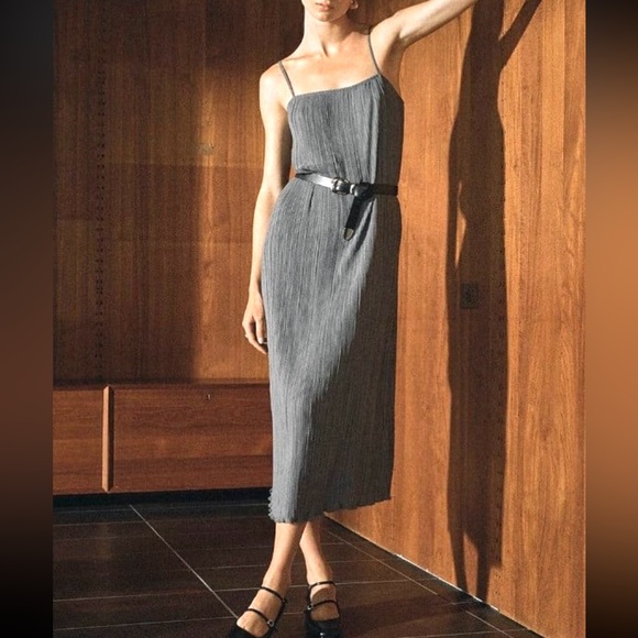 Madewell The Goldie Plissé Dress - Picture 14 of 14